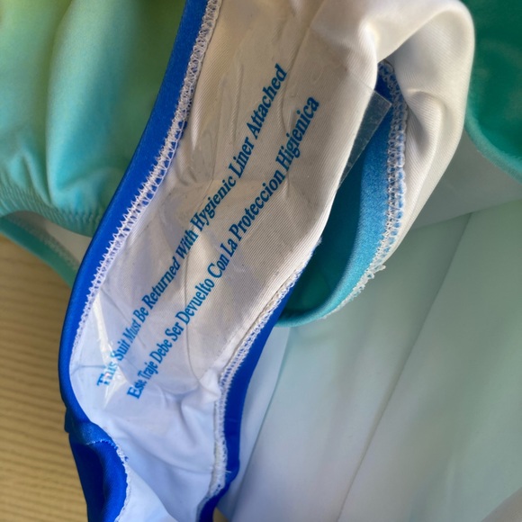 Love & Sports Tank Swimsuit Scooped back Classic One Piece - Picture 6 of 9